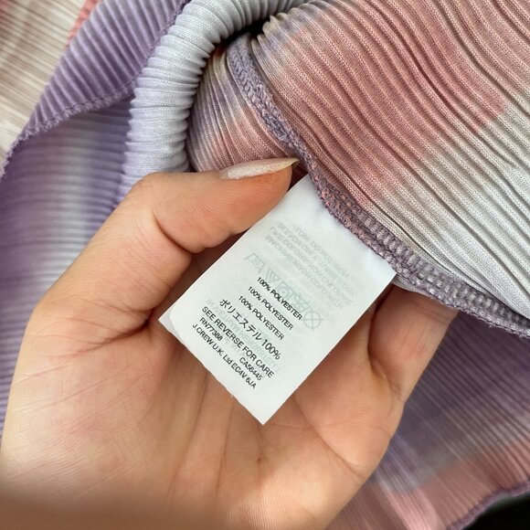 Madewell Texture & Thread Micropleat Tank Top in Ombré Rainbow, Size XL - Picture 8 of 9